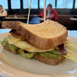 BLT Breakfast sandwich with avocado spread BLT Breakfast sandwich with avocado spread