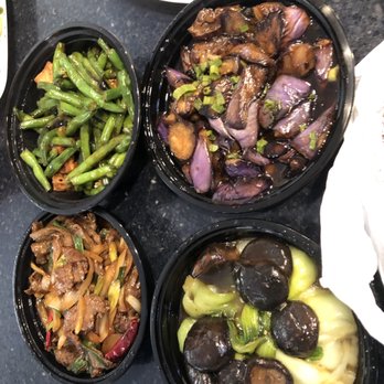 Peony Garden - Basil eggplant, String Bean with Tofu, Chinese Greens with Shiitake Mushrooms, Mongalian Beef - Dim Sum Near Me - Walnut Creek, California Peony Garden - Basil eggplant, String Bean with Tofu, Chinese Greens with Shiitake Mushrooms, Mongalian Beef - Dim Sum Near Me - Walnut Creek, California