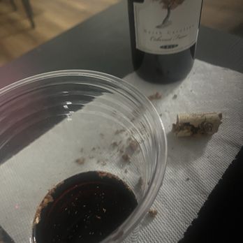 Grapes Bistro And Wine Bar - Disintegrated cork from a bottle of wine I bought from Grapes Wine Bar - Bars Near Me - Indian Trail, North Carolina Grapes Bistro And Wine Bar - Disintegrated cork from a bottle of wine I bought from Grapes Wine Bar - Bars Near Me - Indian Trail, North Carolina