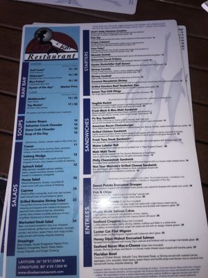 Menu photo 8 Dive Bar Restaurant Jupiter, FL