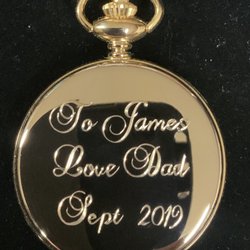 Moon Dance Engraving - Hand Engraved pocket watch