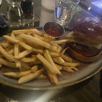 Wood + Paddle Eatery - Bison burger, ghost pepper cheese, bacon Jam w/ fries This was SO GOOD! - American Near Me - Minneapolis, Minnesota Wood + Paddle Eatery - Bison burger, ghost pepper cheese, bacon Jam w/ fries This was SO GOOD! - American Near Me - Minneapolis, Minnesota