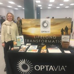 Sonja Burns - At a health fair in Fort Drum. Helping people one small habit at a time achieve their optimal well being.