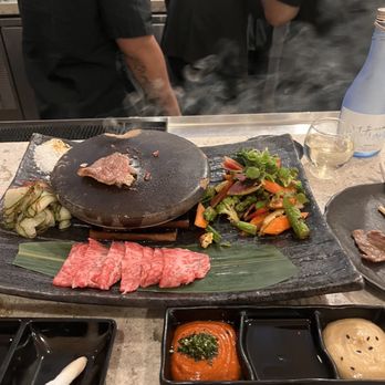 Kuro - A5 Japanese Wagyu Beef Hokkaido Prefecture / Chateau Uenae Farms HOT STONE ISHIYAKI/ HOBAYAKI (3 ounce minimum) - Japanese Near Me - Atlantic City, New Jersey Kuro - A5 Japanese Wagyu Beef Hokkaido Prefecture / Chateau Uenae Farms HOT STONE ISHIYAKI/ HOBAYAKI (3 ounce minimum) - Japanese Near Me - Atlantic City, New Jersey