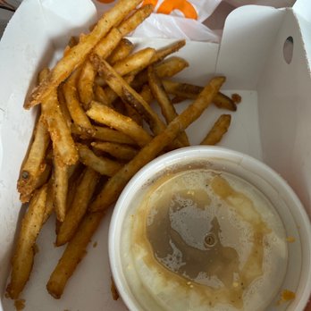 Popeyes Louisiana Kitchen - french fries and dipping sauce - Fast Food Near Me - Herndon, Virginia Popeyes Louisiana Kitchen - french fries and dipping sauce - Fast Food Near Me - Herndon, Virginia