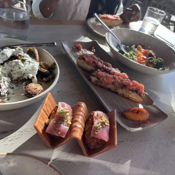 Teleferic Barcelona - Crab Croquetas, Pan Con Tomate, Burrata Bowl, Bruselas - Spanish Near Me - San Diego, California Teleferic Barcelona - Crab Croquetas, Pan Con Tomate, Burrata Bowl, Bruselas - Spanish Near Me - San Diego, California