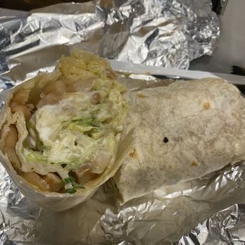 El Balcon Taqueria - Super burrito with chicken. - Mexican Near Me - Fair Oaks, California