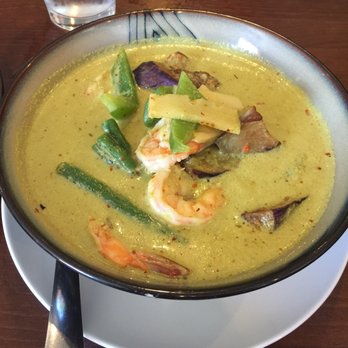 Thai Square - Green curry with shrimps - Thai Near Me - Denton, Texas Thai Square - Green curry with shrimps - Thai Near Me - Denton, Texas