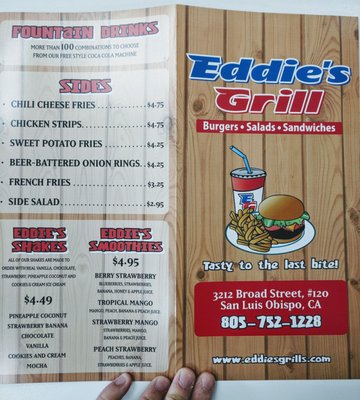 Menu photo 5 Eddie's Grill San Luis Obispo, CA Menu photo 5 Eddie's Grill San Luis Obispo, CA