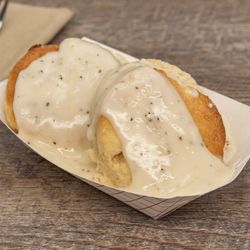 Owasso Sweets - Gluten-free biscuits & gravy.