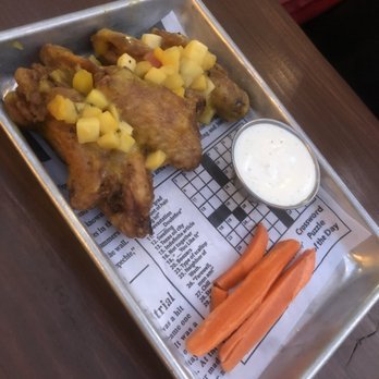 The Corner Drafthouse - Mango habanero wings - Gastropubs Near Me - San Diego, California The Corner Drafthouse - Mango habanero wings - Gastropubs Near Me - San Diego, California