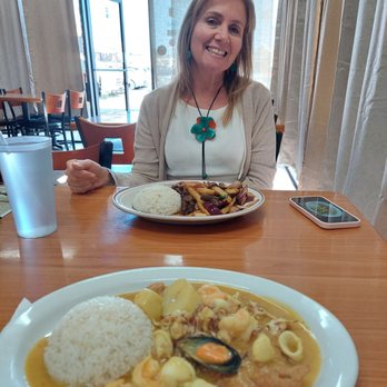 Chicama Peruvian Restaurant - Pescado a lo macho and Lomo saltado. Both were very good. - Peruvian Near Me - Stanton, California
