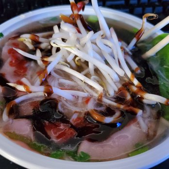 Pho So 1 - Pho with rare steak, hoisin sauce, chili paste! - Vietnamese Near Me - Lake Forest, California