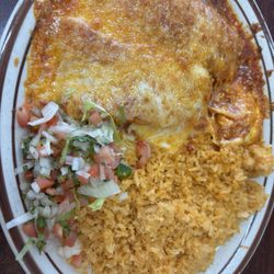 Cheese enchiladas