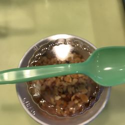 TCBY Camellia Square - For my hubby. By cheesecake and chocolate with crushed mixed nuts