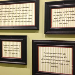 Love how cute these sayings are in the restroom!!