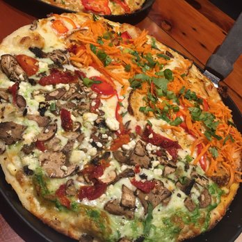 Moose's Tooth - half amazing apricot & half wild mushroom...the wild mushroom was the best pizza I have ever had! - Pizza Near Me - Anchorage, Alaska