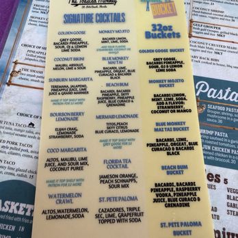 Toasted Monkey - Menu - American Near Me - St Pete Beach, Florida Toasted Monkey - Menu - American Near Me - St Pete Beach, Florida