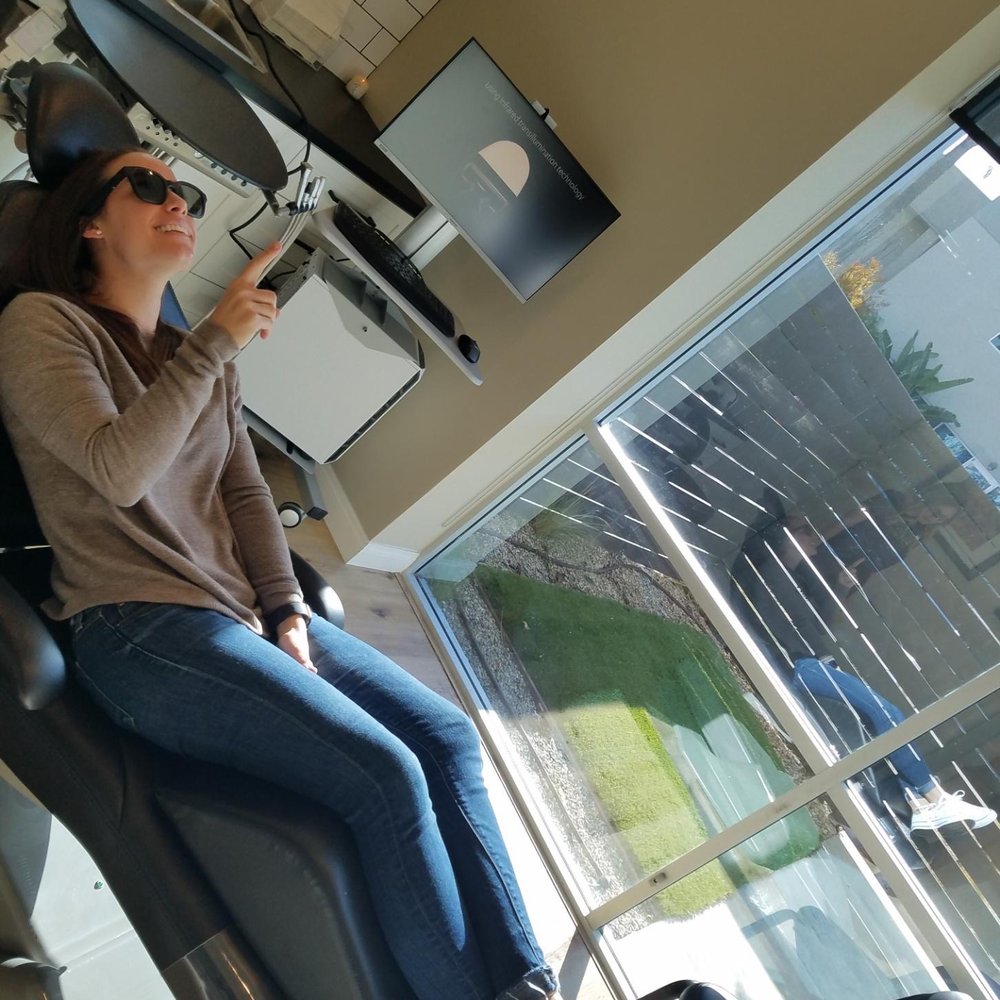 Dental House - TVs on the ceilings as a fun distraction during your visits. Glasses assist with TV volume and lighting. So relaxing! - Cosmetic Dentists Near Me - Irvine, California Dental House - TVs on the ceilings as a fun distraction during your visits. Glasses assist with TV volume and lighting. So relaxing! - Cosmetic Dentists Near Me - Irvine, California