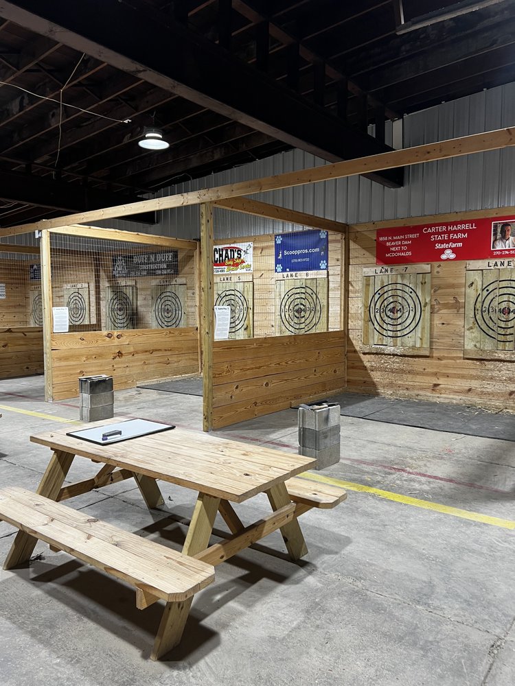 HEAVING HATCHETS AXE THROWING 114 W 2nd St, Beaver Dam, KY Yelp