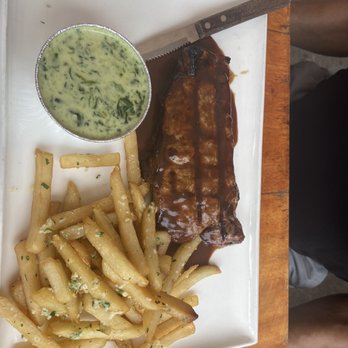 Corner Social - Steak and truffle fries. Steak yes fries no - New American Near Me - New York, New York