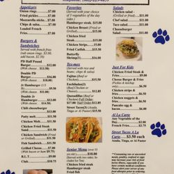 Peaster  Diner - Update menu prices