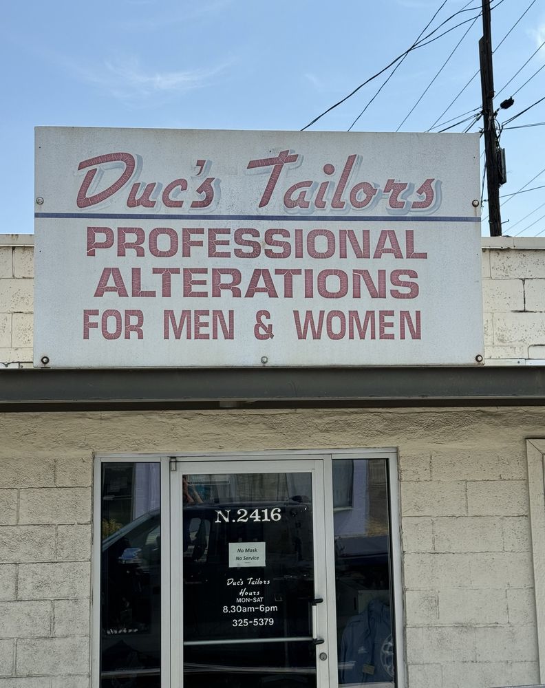 DUC’S TAILORS Updated October 2024 28 Reviews 2416 N Monroe St, Spokane, Washington