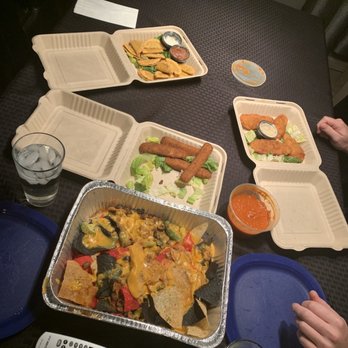 Popei's Clam Bar - Nachos appetizer, mini tacos, chicken tenders, and mozzarella sticks - Seafood Near Me - Coram, New York Popei's Clam Bar - Nachos appetizer, mini tacos, chicken tenders, and mozzarella sticks - Seafood Near Me - Coram, New York