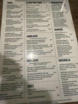 Menu photo 2 Casa Masa Sarasota, FL