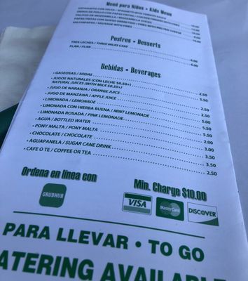 Menu photo 7 La Finca Restaurant Hicksville, NY
