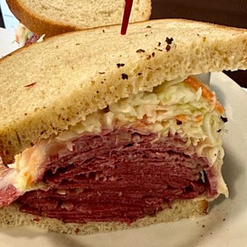Liebman's - #7 corn, beef pastrami on rye with Russian dressing coleslaw - Sandwiches Near Me - Ardsley, New York