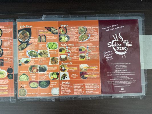 Menu photo 3 Suehiro Mini Los Angeles, CA