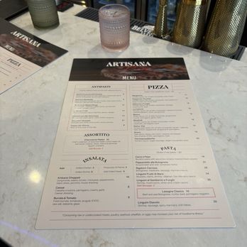 Artisana Pizza - menu - Pizza Near Me - Dumfries, Virginia Artisana Pizza - menu - Pizza Near Me - Dumfries, Virginia