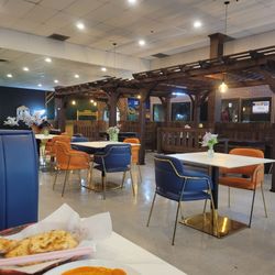 Texas King Irving Zabiha Halal Meat Market and Food Street - Inside the restaurant area