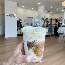 Signature espresso, sweet cream with almond milk
