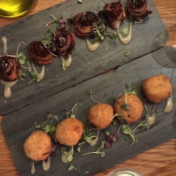 El Born - Croquete of the day and bacon wrapped dates - Spanish Near Me - Brooklyn, New York El Born - Croquete of the day and bacon wrapped dates - Spanish Near Me - Brooklyn, New York
