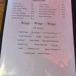 The South Switch Bar And Grill - Apps and wings