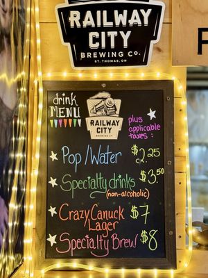 Menu photo 1 The Crazy Canuck Waterloo, ON