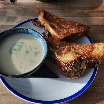 The Workshop Eatery - Short Rib Grilled Cheese with soup (there are other sides on offer) $23.00 in 2024. - Canadian (New) Near Me - Edmonton, Alberta The Workshop Eatery - Short Rib Grilled Cheese with soup (there are other sides on offer) $23.00 in 2024. - Canadian (New) Near Me - Edmonton, Alberta