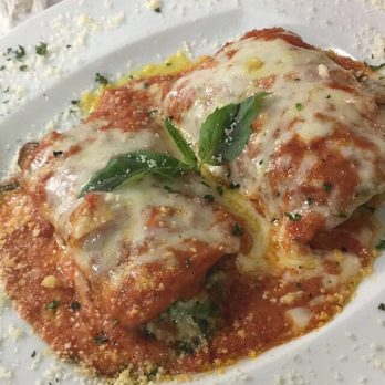 Donna Sarah - Amazing eggplant stuffed with spinach ricotta mix!! - Pizza Near Me - Cooper City, Florida Donna Sarah - Amazing eggplant stuffed with spinach ricotta mix!! - Pizza Near Me - Cooper City, Florida