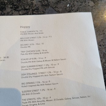 Trillium - Canton - Menu - Breweries Near Me - Canton, Massachusetts