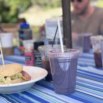 Baked on the River - Blueberry Blast Smoothie - Salad Near Me - Guerneville, California