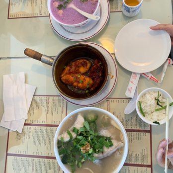 Mirada Restaurant - Purple Yam soup, braised catfish and catfish hot and sour soup - Vietnamese Near Me - Fountain Valley, California Mirada Restaurant - Purple Yam soup, braised catfish and catfish hot and sour soup - Vietnamese Near Me - Fountain Valley, California