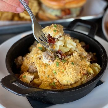Oak 36 Bar & Kitchen - Build your own macaroni bowl with sausage and bacon - Bars Near Me - Savannah, Georgia