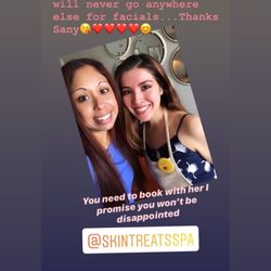 Skin Treats Spa - Happy skin = happy client