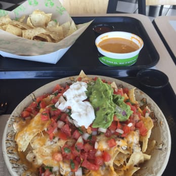 Baja Fresh - Chicken nachos and a side of large cheese, which comes with more chips - Fast Food Near Me - Kent, Washington Baja Fresh - Chicken nachos and a side of large cheese, which comes with more chips - Fast Food Near Me - Kent, Washington