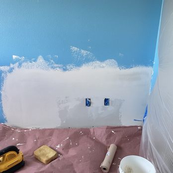Foster's Elite Property Improvements - Repairing area that they cut into to remove the mold. - Carpet Cleaning Near Me - Fremont, California Foster's Elite Property Improvements - Repairing area that they cut into to remove the mold. - Carpet Cleaning Near Me - Fremont, California
