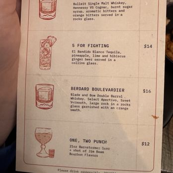 The Barn Hockey Bar - Drink menu, Connor Bedard drink! (He isn't even legal) - Sports Bars Near Me - Chicago, Illinois
