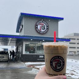 Iced cinnamon roll coffee.