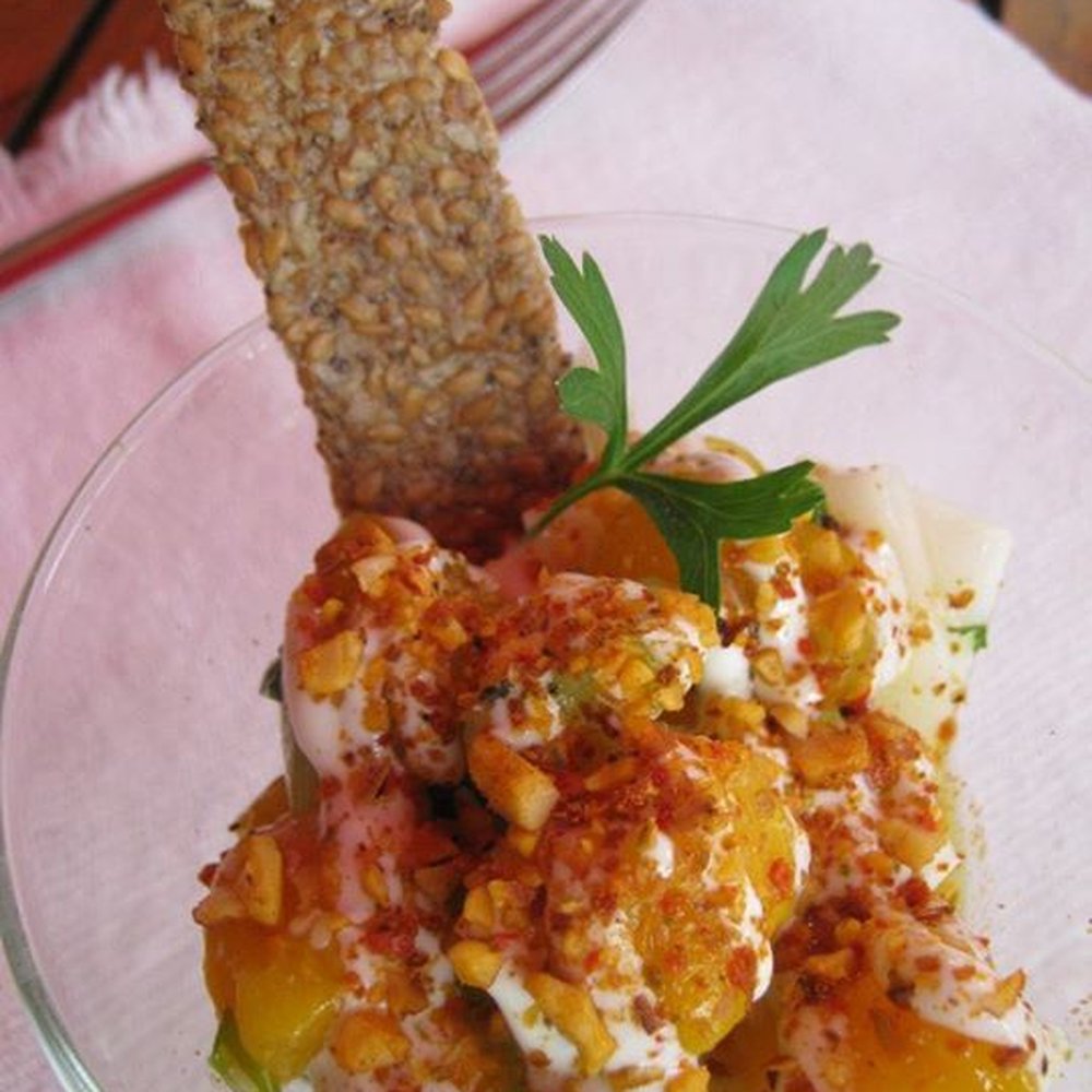 The Farm at San Benito - Mango, coconut and cucumber ceviche - Medical Spas Near Me - Lipa, BTG